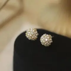 《新品》パールピアス　ゴールド　入学　卒園　卒業