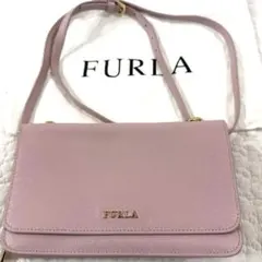 FURLA フルラ　ウォレットショルダーバッグ　リーヴァ　長財布