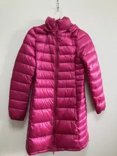 UNIQLO ロング丈ダウンジャケット ピンクS