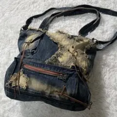 y2k 00s denim bag shoulderbag‪‪‪ 2way