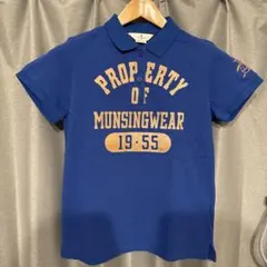 Munsingwear ゴルフポロシャツ ブルー サイズMのサムネイル