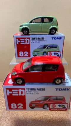 トミカ TOYOTA PASSO 通常＆初回特別カラーセット