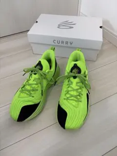 ケ*イ様 期間限定【中古・美品】CURRY12 ライトグリーン バスケットシュー UNDER ARMOUR CURRY 12 'EXTRATERRESTIAL' アンダーアーマー