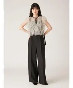 リリーブラウン チュールビスチェセットロンパース　黒　ドレス　パーティ　結婚式