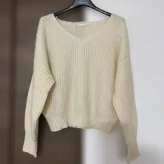 マウジー⭐️リブ編みニット　少し薄めでふんわり