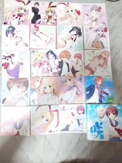 895.咲アニメイト限定イラストカード　19枚セット＆限定ファイルフォルダー付き