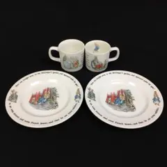 S387WEDGWOOD ピーターラビット マグカップ・ケーキ皿 紙箱付