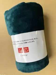 UNIQLO フリースブランケット非売品グリーン