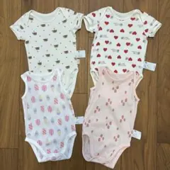 UNIQLO ボディスーツ ベビー肌着 4点セット 80サイズ