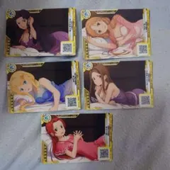 SAOソードアート・オンラインアーケード トレーディングカード 5枚セット