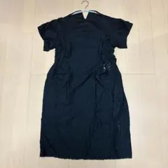 24SS タオ コムデギャルソン スラッシュドネック ワンピース シースルー S