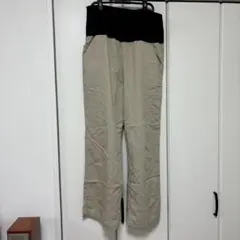 マタニティ　ワイドパンツ
