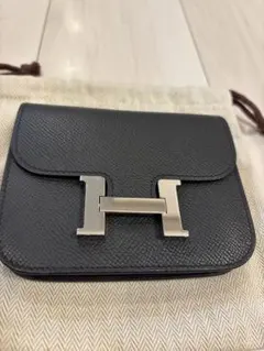 【美品】HERMES コンスタンススリム　ブラック　シルバー金具のサムネイル