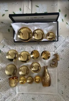 屠蘇器セット 金メッキ 銚子 盃 お屠蘇 アンティーク 24KGP - メルカリ