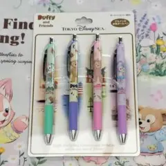 Duffy and Friends ボールペンセット 4本　東京ディズニーシー