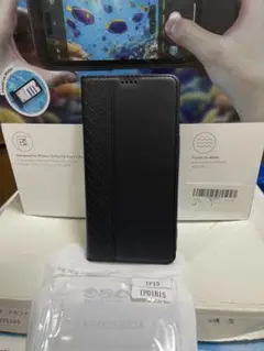 Iphone 15 手帳型ケース 黒