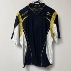 【限定]美品　ミズノプロ 半袖　Vジャン 野球ウェア　ウィンドブレーカー　XO