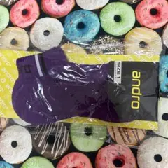 andro 卓球用ソックス 紫 サイズ22~24.5cm