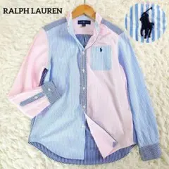 美品】ポロラルフローレン チェックシャツワンピース 現行タグポニー