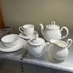 美品　ノリタケ　ボーンチャイナ　５点セット　ティーポッド　セイロンティー　紅茶