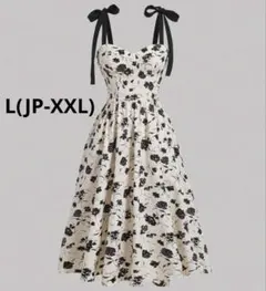 Shein ワンピース キャミワンピ 大きいサイズ 白 ロングワンピ
