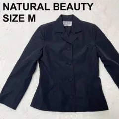 ナチュラルビューティー　テーラードジャケット　ボタン　フォーマル（1037）