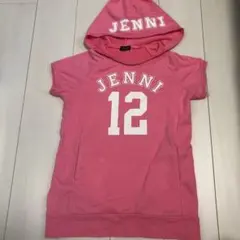 JENNI 140cm  フード付 半袖 チュニック
