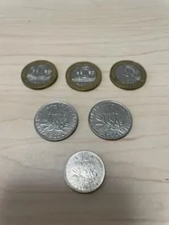 【希少】 サンローラン⭐️ 10フラン銀貨★5フラン銀貨セット 2025年最新】5フラン銀貨の人気アイテム - メルカリ