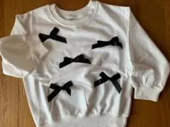 訳アリ新品未使用送料込み匿名配送　長袖トップス春ファッションリボンTシャツ