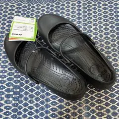 廃盤 新品 タグ付き【クロックス】アリスワーク W7 23cm 黒