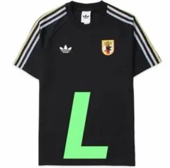 adidas アディダス サッカー日本代表 半袖Tシャツ ブラック L