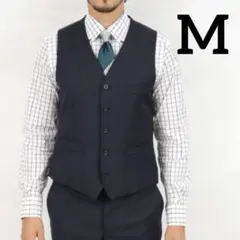 《新品》TAKEO KIKUCHI ジレ ネイビー M ビジネス フォーマルのサムネイル