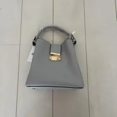 2Wayレザーショルダーバック[tr544] GRL 新品 グレー