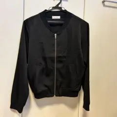 ブラックボンバージャケット