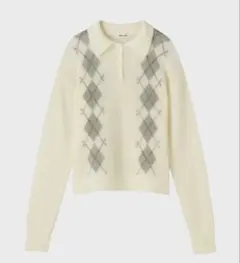THE TOE Sendlinger Argyle Knitグレー系 2026年最新】THETOE ニットの人気アイテム - メルカリ