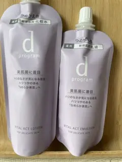 d プログラム バイタルアクト 詰め替え用セット - メルカリ