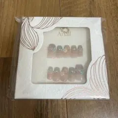 Anail3D水光ネイルマグネットフラワーフレンチカラフルバレリーナネイルチップ