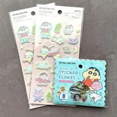 ☆新品未使用☆クレヨンしんちゃん おはじき　　ふわふわシール セット