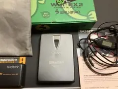 希少箱付きSONY WALKMAN WM-EX2 カセットプレーヤー動作未確認のサムネイル
