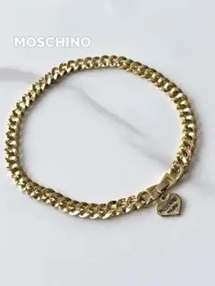 MOSCHINO ネックレス ゴールドカラー ハートチャームのサムネイル