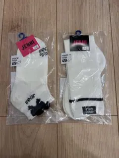 ✴︎新品・未使用✴︎ JENNI ホワイト ショート&ハイソックス 19-21cm