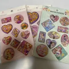 ラプンツェル　ディズニープリンセス ウォーターステッカー　セット