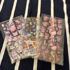 ボンボンドロップシール　おしりシール　キティ　サンリオ　クロミ　シール