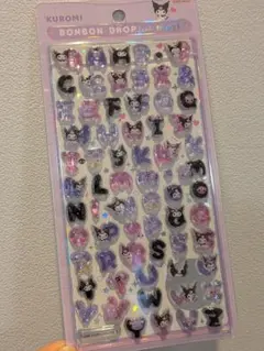 正規品　クロミ　文字　ボンボンドロップシール