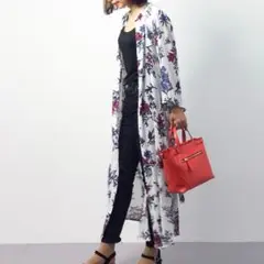 ウエストマーク ロングワンピース