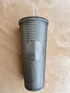 韓国　スターバックス　グレー　キラキラタンブラー