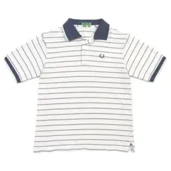 FRED PERRY フレッドペリー ポロシャツ XL ボーダー 月桂樹のサムネイル