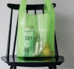 【新品未使用】DEAN & DELUCAショッピングバッグ EVAライムグリーン