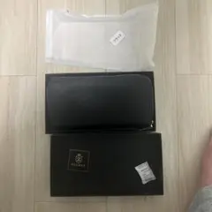 ZILLMAN 長財布 ラウンドファスナー ブラック