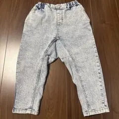 branshes デニム調ウエストゴムパンツ 110cm